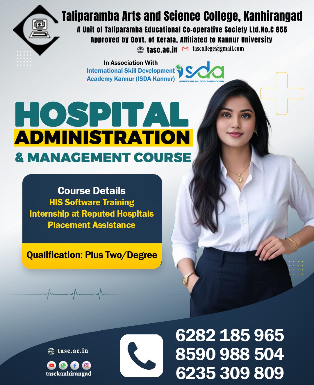 Hospital Administarion and Management Taliparamba Arts and Science College Kanhirangad